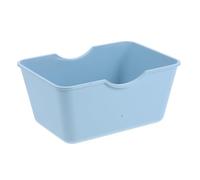 Toyvian Cute Hamster Bathroom Tub with Elevated Design for Small Animal Litter Box Fun Bath Box for Hamsters and Small Pets