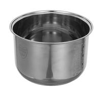 Toyvian Cuve Intérieure de Rechange pour Cuiseur à Riz en INOX Argentée 5 L | Surface Antiadhésive, Nettoyage Facile, Cuisson Quotidienne Variée, pour Préparations Multiples au Foyer