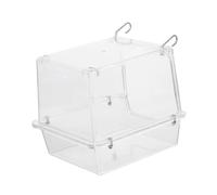Toyvian Cuvette de Bain pour Perroquets Suspendue Anti-Fuite pour Petites Cages Oiseaux Bac pour Canaris et Perruches Multi-usages Alimentation et Bain