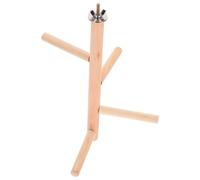 Toyvian De De Support De Perroquet Escalade Perroquet Cage Perchoir Stand De Perche D'oiseau Perroquet Oiseau Perchoir Se Percher De Nourriture du Perroquet en Bois