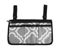 Toyvian de rangement pour déambulateur pour seniors - Organiseur latéral capacité avec multiples poches - Panier léger pour bouteille, téléphone, annuaire et lunettes de soleil