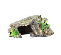 Toyvian Décor Habitat pour Aquarium Tortue Cachette Résine Étanche Paysage Aquatique pour Reptiles Cache sous Marin pour Poisson Ornements Sécurisés pour Eau Douce et
