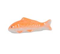 Toyvian Décoration Aquarium Poisson Flottant Céramique Style Chinois Ornement Réaliste pour Bassin et Aquarium