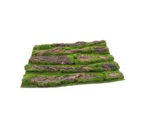 Toyvian Décoration D'aquarium en Écorce Imitation Mousse Artificielle, Panneau Décoratif 30x30 Cm pour Vivarium, Habitat Reptile, Tortue et Terrarium