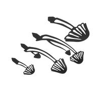 Toyvian Décoration De Jardinière Forme De Champignon Décoration Extérieure Piquets Décoratifs pour Jardin Ornements pour Allées Marqueurs De Plantes