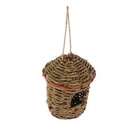 Toyvian Décoration De Nichoir à Oiseaux Nid D'éclosion D'oiseau Maison D'oiseau Naturel Colombe Maisons d'oiseaux pour Le Jardin Petit Nichoir Pigeon Tissé Perroquets Nids Gazon