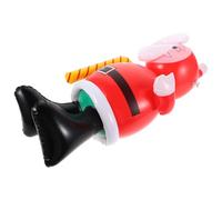 Toyvian Décoration de Noël Gonflable Père Noël pour Extérieur Jardin ou Pelouse Facile à Gonfler Mémorable pour Fêtes