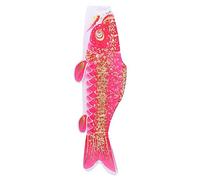 Toyvian Décoration du drapeau de la carpe festival faire la fête petit Poisson de plein air Windsock bannière de restaurant de sushis drapeau carpe satin Rosy