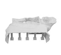 Toyvian Décoration et Blanche en Romaine Colonne Plastique Aquarium Solution de Cachette Élégante et Amélioration du Flux pour Crevettes Poissons Eau Douce