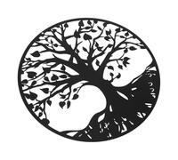 Toyvian Décoration Murale Art Mural de Style Moderne pour Intérieur Extérieur Sculpture Arbre Creux pour Salon Salle de Bain Cuisine Améliorez Votre Élégance