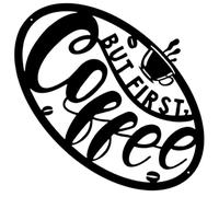 Toyvian Décoration Murale en Fer pour Café à Suspendre, Panneau Mural Vintage Style Loft, Décoration Suspendue Artistique pour Salon Cuisine, Art Mural Métal Rétro, Accessoire Déco Murale