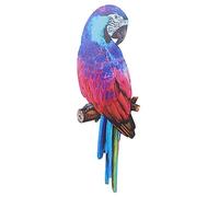 Toyvian Décoration Murale Perroquet Sculpture Oiseau Suspendue Décoration Murale Oiseau Sculpture Perroquet Suspendue Pendentif Mural
