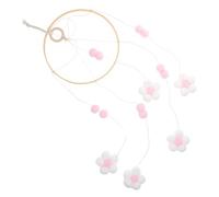 Toyvian Décoration Suspendue pour Berceau Garçon Fille Style avec Éolien Doux Ornement pour Chambre Denfant Décoration Polyvalente pour et Boutique Vêtements Rose