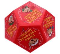 Toyvian Dés de Noël Jeu de Chaussettes Polyédriques pour Cadeaux de Noël Jeu de Société Familial Danse et Cris pour Fêtes Anniversaires