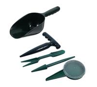 Toyvian Dibbler Jardinage Durable avec Long Manche Outil de Plantation pour Pépinières Potager et Jardin Pelle Creuse Sécurisée et Facile à Utiliser