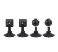Toyvian Diffuseur à Bulles 4pcs en Plastique Noir pour Aquarium Pierre à Air Réglable, Accessoire Sûr pour Pompe à