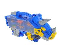 Toyvian Dinosaure Miniature pour Garçon Fille Modèle Éducatif Interactif Voiture de Combat Triceratops Développement Motricité Fine