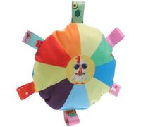 Toyvian Disque Peluche Émettant des Sons pour Chiens Interactif Forme de Poulet pour Activités Physiques et Morsures de Chiots