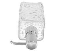 Toyvian Distributeur de Mousse Transparent sans Batterie Flacon Pompe Rechargeable pour Savon Liquide Gel Shampooing Nettoyant Visage et Corps Usage Précis