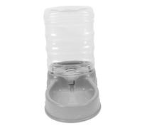 Toyvian Distributeur d'eau pour Chat Et Chien Gamelle Auto-remplissante Plastique Gris 1,8 l Alimentation par Gravité Usage Domestique Animaux De Compagnie