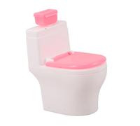Toyvian Dollhouse Toilet Paper Holder Toilette Miniature Accessoire Maison de Poupée Simulé Plastique Sécurisé pour Filles Jeux Imagination