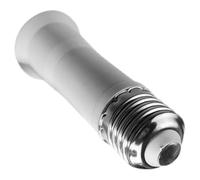 Toyvian Douille Extension Télescopique pour Ampoule Support Ajustable pour Rallonge Extérieure Installation Facile sans Outil Plastique et Métal Usage Intérieur et Extérieur