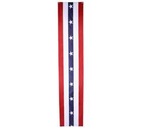 Toyvian Drapeau américain : Bannière patriotique des États-Unis pour le 4 juillet, Jour du Souvenir de l'Indépendance, Décoration intérieure et extérieure pour porche et balcon