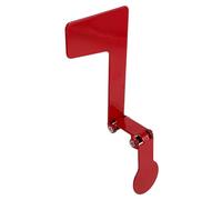 Toyvian Drapeau de Boîte aux Lettres en Acier Inoxydable Rouge Pliable, Accessoire pour Boîtes aux Lettres Extérieures en Bois, Pierre et Métal, Indicateur Visible pour Jardin et Terrasse