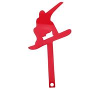 Toyvian Drapeau Décoratif de Remplacement pour Boîte Aux Lettres Acrylique Décoration de Boîte Aux Lettres Rouge Matériel de Non pour Jardin