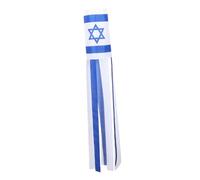 Toyvian Drapeau d'Israël pour Décoration de Jardin Drapeau d'Encouragement Adapté pour Festivals et Événements Tissu et aux Uv Taille pour L'Extérieur