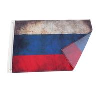 Toyvian Drapeau Russe Rétro 60 X 90 Cm Polyester Résistant aux Intempéries, Bannière de Pays Éclatante pour Décoration Extérieure Jardin, Célébration du Drapeau National et Événements
