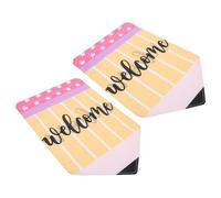Toyvian Drapeaux Décoratifs Extérieur 2pcs en Polyester Résistants à Décoloration Faciles à Installer Vibrant pour Rentrée Scolaire pour Décor de Jardin et Fête Annuelle