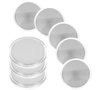 Toyvian Ébauches de Gravure en Cuivre Doré, Lot de 10 Pièces de Monnaie Ronde avec Boîte, Adaptées aux Loisirs Créatifs et Décoration de Porte-clés