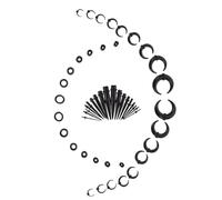 Toyvian Écarteurs D'oreilles Acyrliques Coniques pour Piercing Kit D'étirement Noir Unisexe Usage Quotidien Léger et Surface Lisse pour Tunnels Bouchons D'oreille Adultes