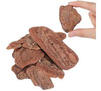 Toyvian Écorces de Pin Polies Naturelles 8-10 Cm 500 G pour Terrariums de Reptiles, Matériaux D'aménagement Paysager pour Boîtes à Tortues, Décoration Paysagère Tropicale pour Habitat
