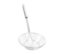 Toyvian Écumoire Araignée Acier Inoxydable Cuillère Égouttoir Cuisine Manche Long Résistant Chaleur pour Friture et Filtration Aliments