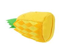 Toyvian Éducatif pour Chiot D'ananas Jaune en Polaire, Stimule Le Sens de L'odorat, pour l'exercice des Animaux de Compagnie