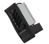 Toyvian Égaliseur pour Guitare Folk Portable Micro Précis et Contrôle Sonore Facile à Retirer, Accessoire ABS Électronique pour Guitare Acoustique Prise Audio 6.35
