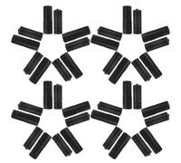 Toyvian Embouts de Câble de Frein Vélo en Plastique, 4/5mm Capuchons Noirs | Câbles de Dérailleur et Frein, Installation Rapide, Lot de Set de Pièces, Usage Vtt et Route