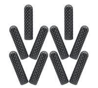 Toyvian Embouts de Lacets Métalliques Bullet Noir Mat Lot de 10 Pièces Embouts Fermés pour Lacets de Baskets et Chaussures Urbaines Accessoires de Remplacement Robustes et Décoratifs