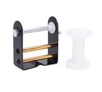 Toyvian Enrouleur de Tir à l'arc Professionnel en Métal Mini Taille Portable Compatible Arcs Traditionnels Poulies Enrouleur de Corde d'arc Pratique pour Tir et Rangement Facile