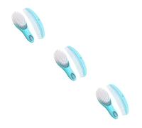 Toyvian Ensemble De 3 Brosses Et Peignes Pour Bébé Brosse À Cheveux Souple Pour Nouveau-né - Lisse Et Statique Favorise La Circulation Sanguine Sans Danger Pour Les Bébés