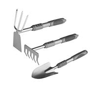 Toyvian Ensemble de 3 de Jardinage Outils de Plantation en Acier et PVC Petit Kit Pratique pour Fleurs et Légumes Jardinage Terrasse