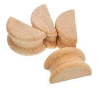 Toyvian Ensemble de 4 Appliques Décoratives en Bois Sculpté Style Romain, 2,2 X 4,2 Cm, Accessoires Sculptés pour Meubles Rétro, Décorations Murales pour Meubles, pour Embellir