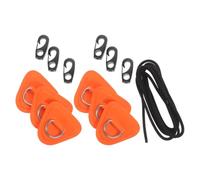 Toyvian Ensemble De 6 Kit D’arrimage Sup en Acier Inoxydable Anneau Corde