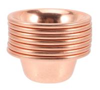 Toyvian Ensemble de 7 Coupes D'offrande en Cuivre pour Bouddha, Bol Tibétain Multifonction, Décoration Raffinée pour Événements et Maison
