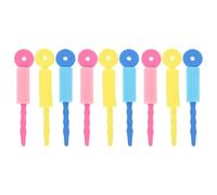 Toyvian Ensemble de 9 Bigoudis en Mousse pour Cheveux Longs Rouleaux de Bouclage Doux et Flexibles Outil de Coiffure de Nuit pour Ondulations Naturelles et Volume Facile à Réaliser