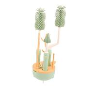 Toyvian Ensemble de Brosses pour Biberons Brosse de Nettoyage pour Biberons pour Biberons Paille Réutilisable Manche Allongé Fourniture de Biberons Portables