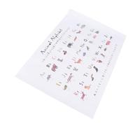 Toyvian Ensemble De Cintres Alphabet Affiche De L'alphabet Anglais Pour Garçons Et Filles Décoration Murale De Pour Garçons Et Filles Éducation Précoce