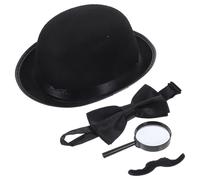 Toyvian Ensemble de Cosplay Détective Unisexe 1 Set Chapeau Loupe et Moustache Résistante pour Soirée Déguisée Accessoires Jeux de Rôle Réalistes et Légers pour Fêtes et Enquêtes